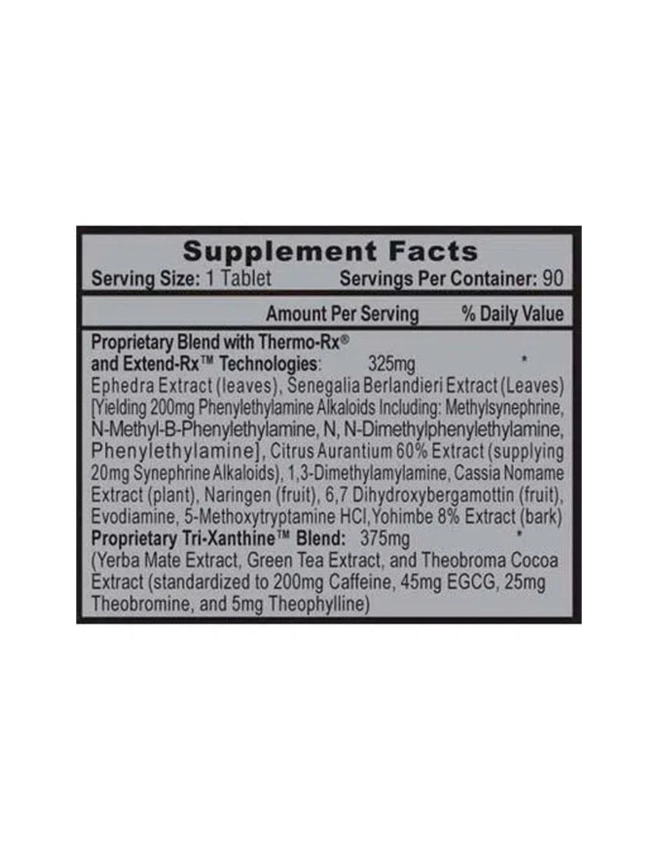 LIPODRENE HARDCORE HIGH TECH PHARMACEUTICAL 90 TABLETAS