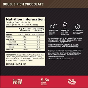 GOLD STANDAR 100% WHEY PROTEIN OPTIMUM NUTRITION 5 LBS