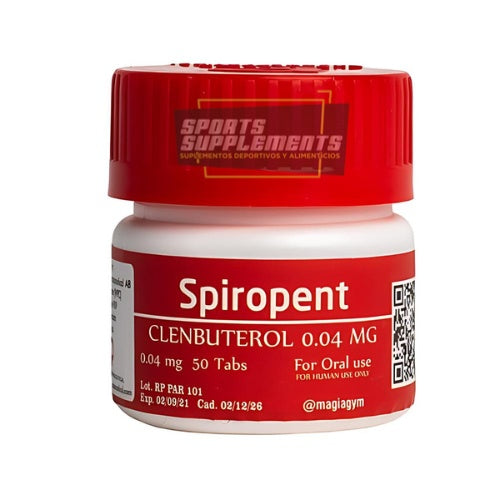 SPIROPENT-0.04MCG-50 TABLETAS-CLEMBUTEROL-ROTTERDAM PHARMACEUTICAL