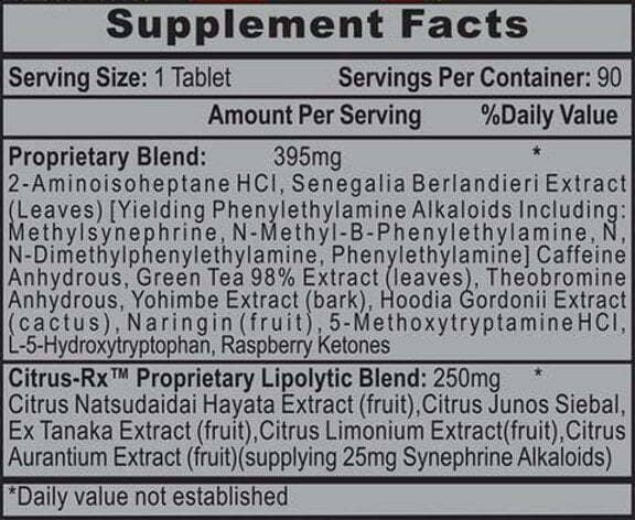LIPODRENE XTREME HIGH TECH PHARMACEUTICAL 90 TABLETASS