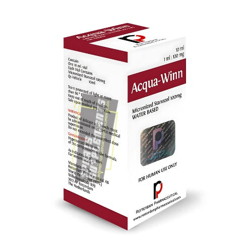 AQUA WINN-100MG-STANOZOLOL-ROTTERDAM PHARMACEUTICAL-10 ML