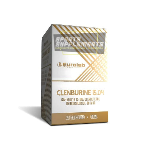 CLEMBURINE-15.04-CLEMBUTEROL CON CARDARINE-EUROLAB-60 CAPSULAS