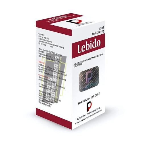 LEBIDO-200MG-10ML-TESTOSTERONA UNDECAONATO-ROTTERDAM PHARMACEUTICAL