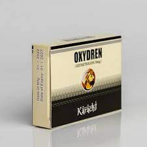 OXYDREN 50MG 40 TABLETAS- OXYMETALONA KARACHI LABS