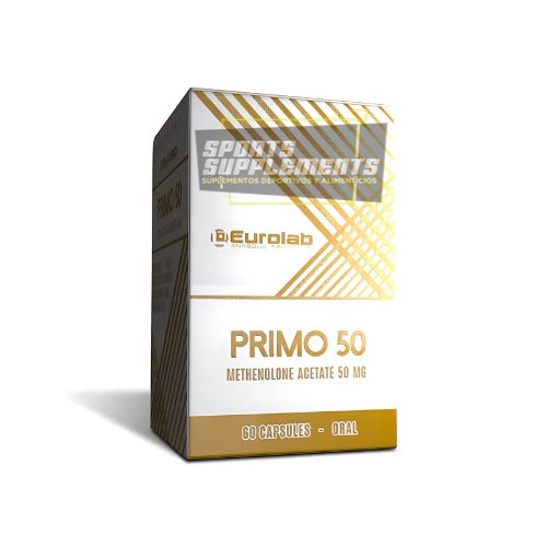 PRIMO 50MG- ACETATO DE METELONONA EUROLAB
