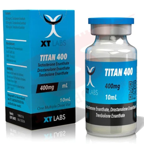 TITAN 400MG 10ML- TREMBO, MASTERON, ENANTATO DE TESTO XT LABS