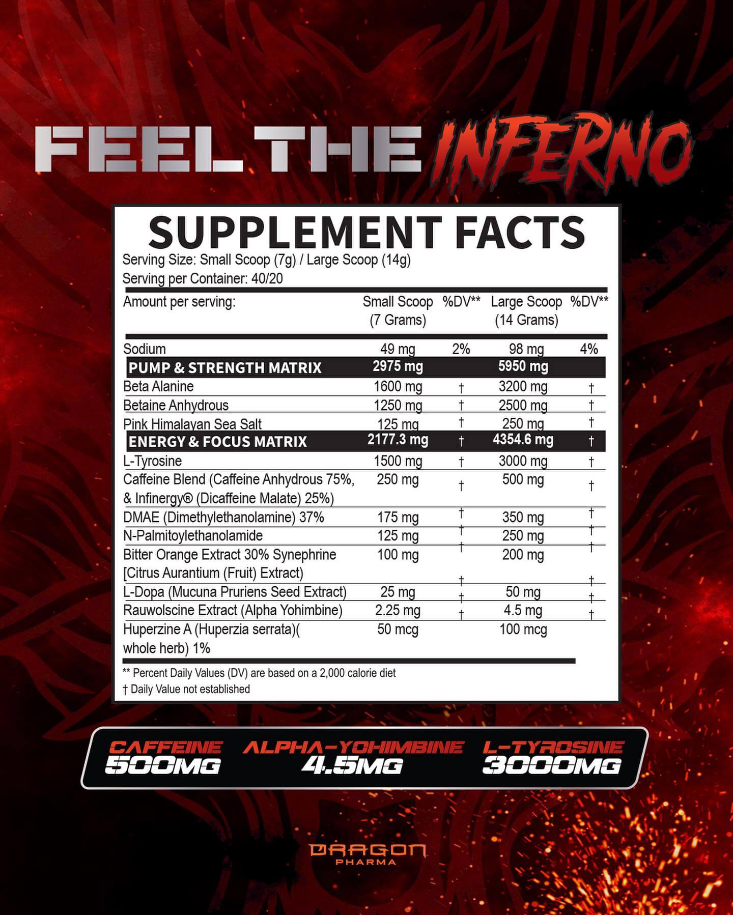 VENIOM INFERNO DRAGON PHARMA 40 SERVICIOS