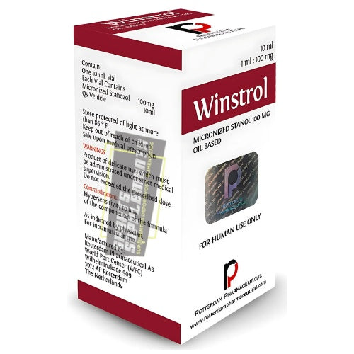 WINSTROL-ROTTERDAM PHARMACEUTICAL-100MG-BASE ACEITE-STANOZOLOL-10 ML