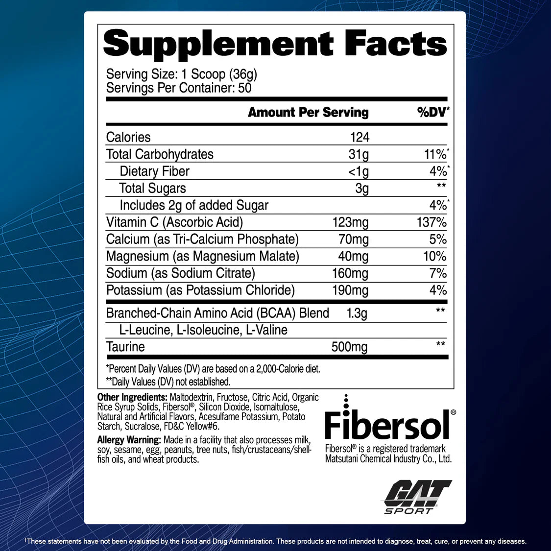 CARBOTEIN GAT SPORT 1750 GRS