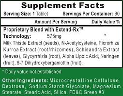 LIVER RX HIGH TECH PHARMACEUTICAL 90 TABLETAS